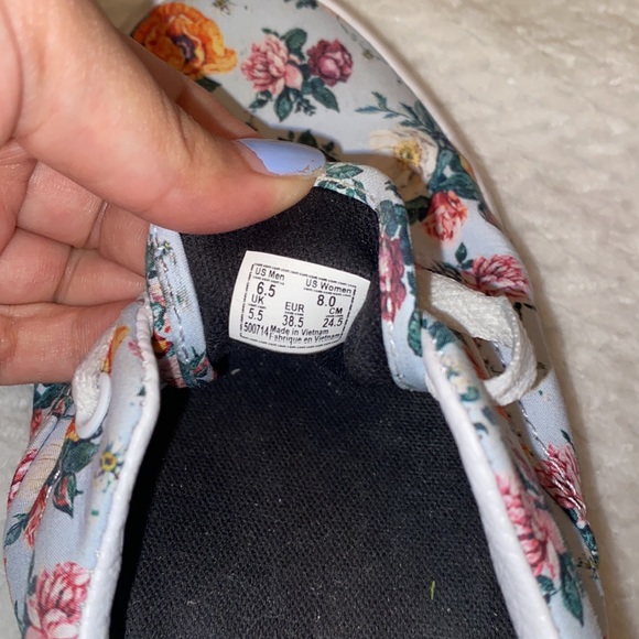 Authentic Floral canvas Vans - Picture 3 of 5